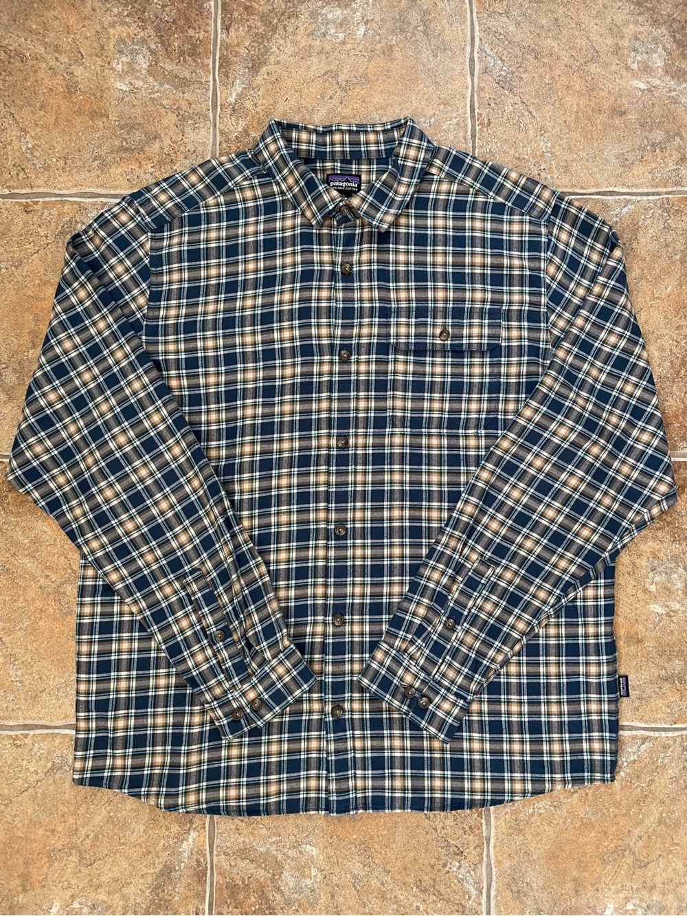 Men's Long-Sleeved Lightweight Fjord Flannel Shirt